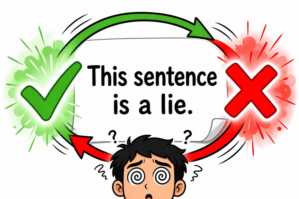 WordLab word card for paradox: a statement that seems to contradict itself